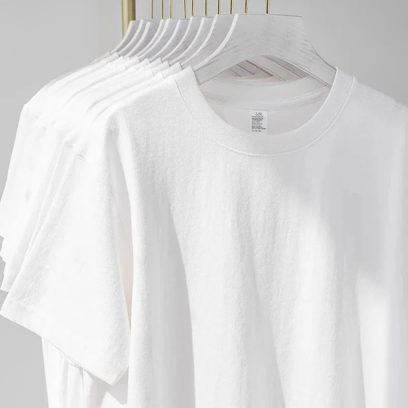 New Summer Unisex Loose-Fit Crewneck T-Shirt—Comfortable and Skin-Friendly. Casual, Stylish, and Trendy Streetwear.